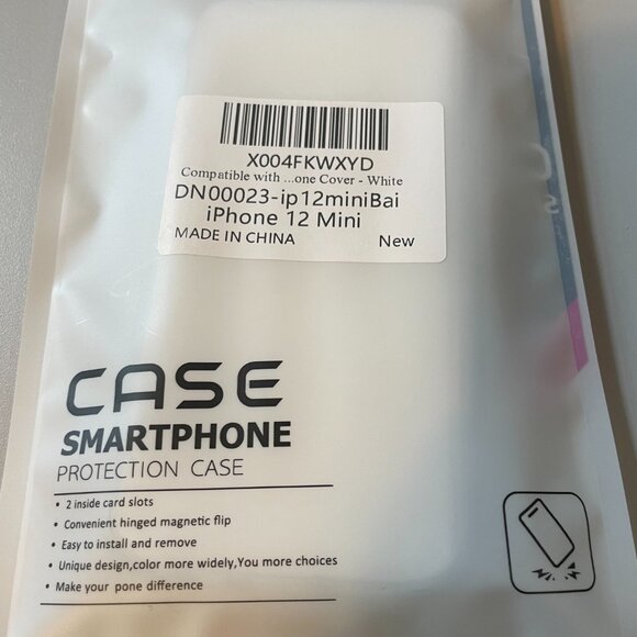 iphone 12 mini case clear floral with card slot - Picture 3 of 3